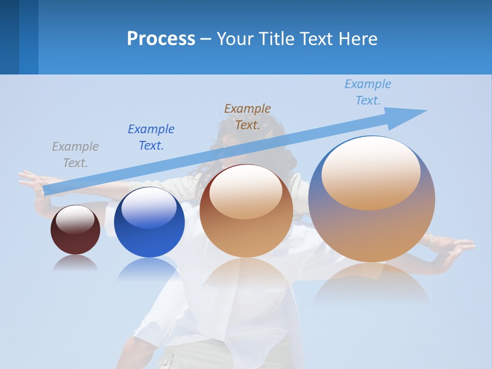 Nature Grass Blue Sky PowerPoint Template