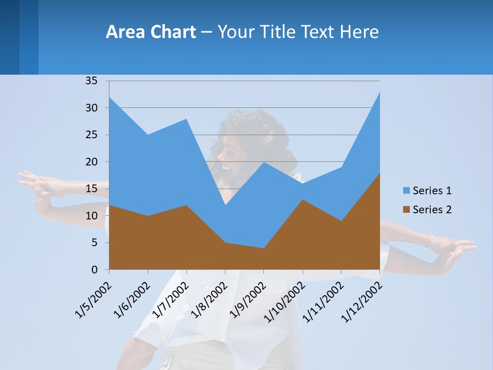 Nature Grass Blue Sky PowerPoint Template