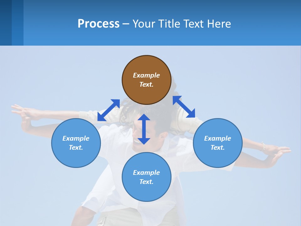 Nature Grass Blue Sky PowerPoint Template