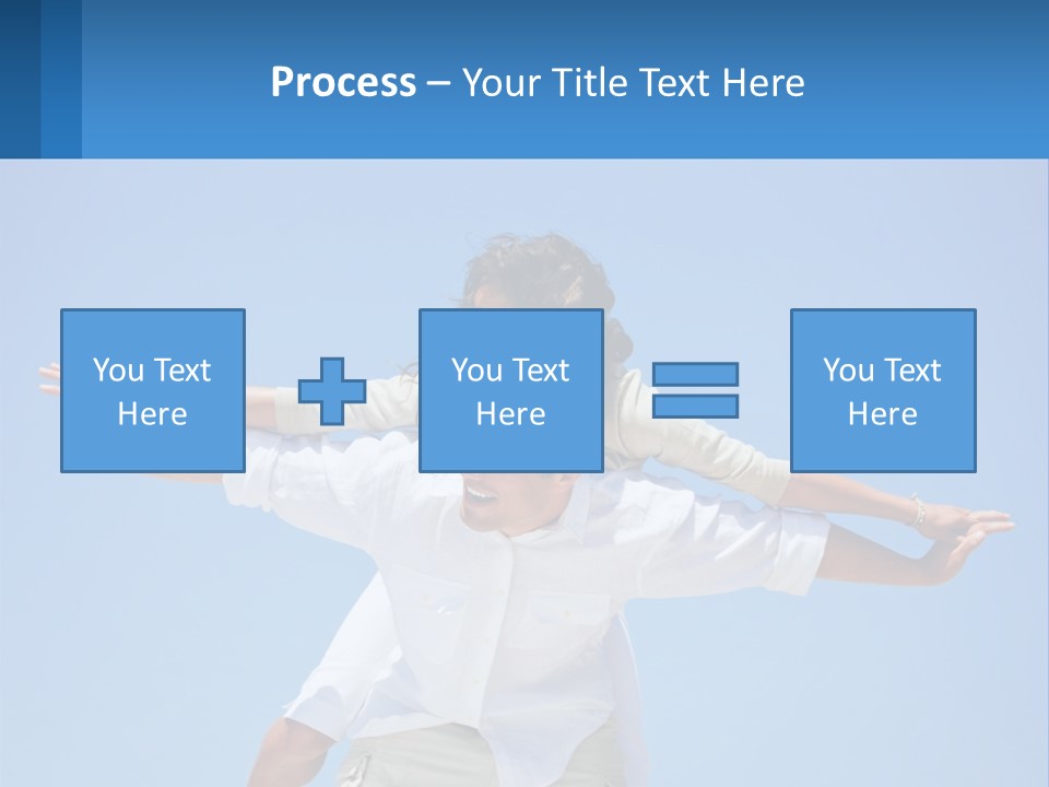 Nature Grass Blue Sky PowerPoint Template