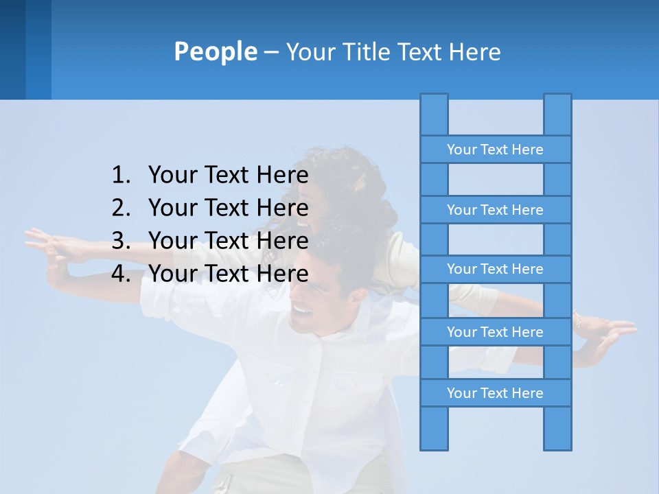 Nature Grass Blue Sky PowerPoint Template