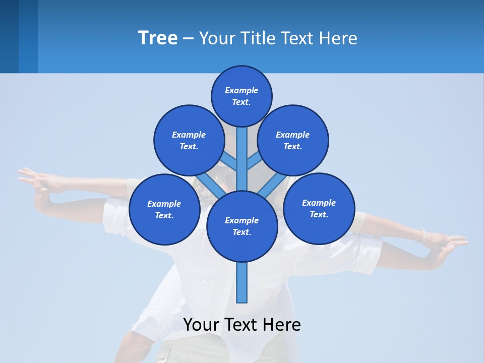 Nature Grass Blue Sky PowerPoint Template