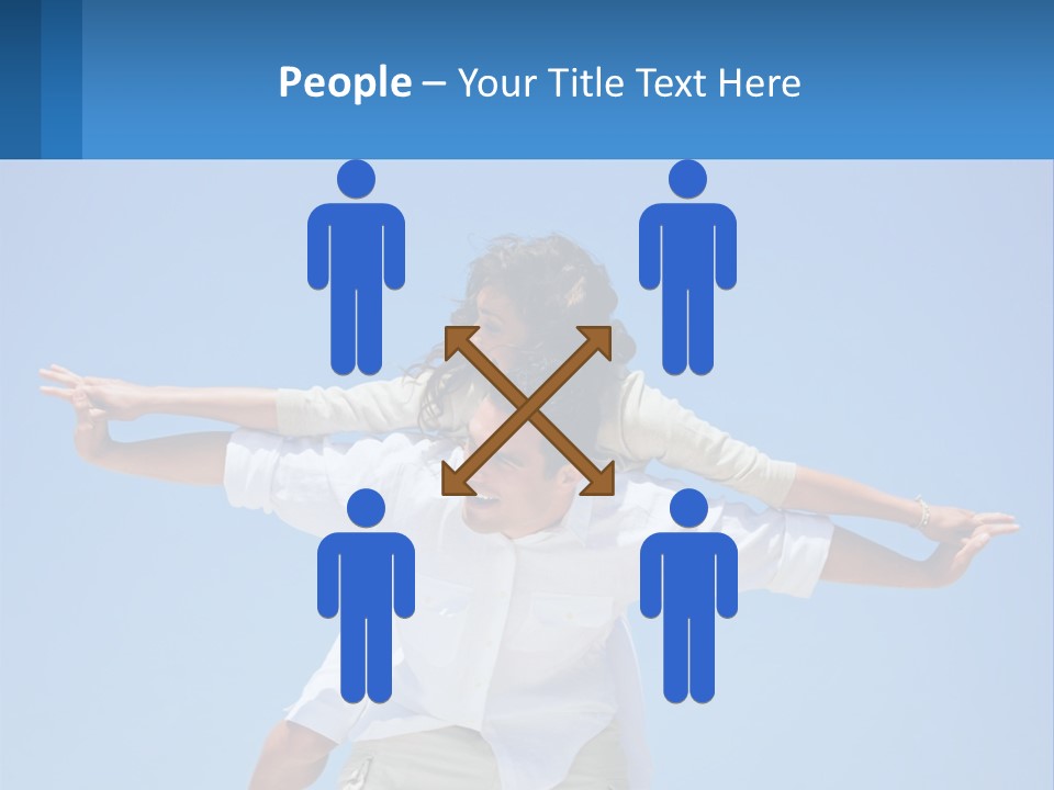 Nature Grass Blue Sky PowerPoint Template