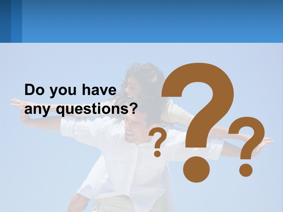 Nature Grass Blue Sky PowerPoint Template