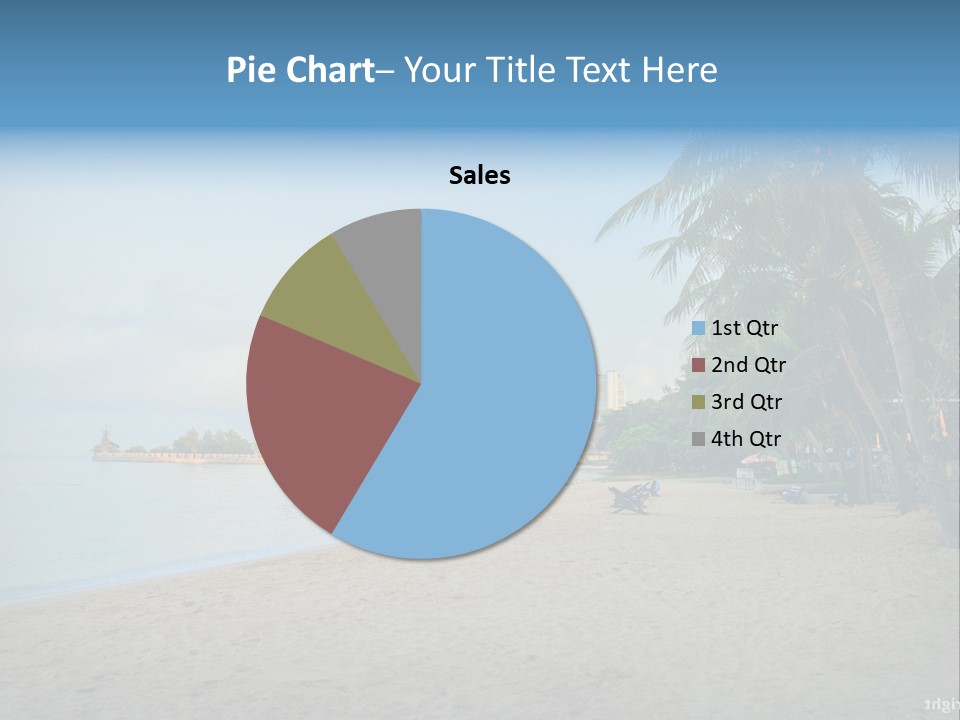Nature Blue Sky Property PowerPoint Template