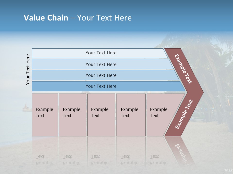 Nature Blue Sky Property PowerPoint Template