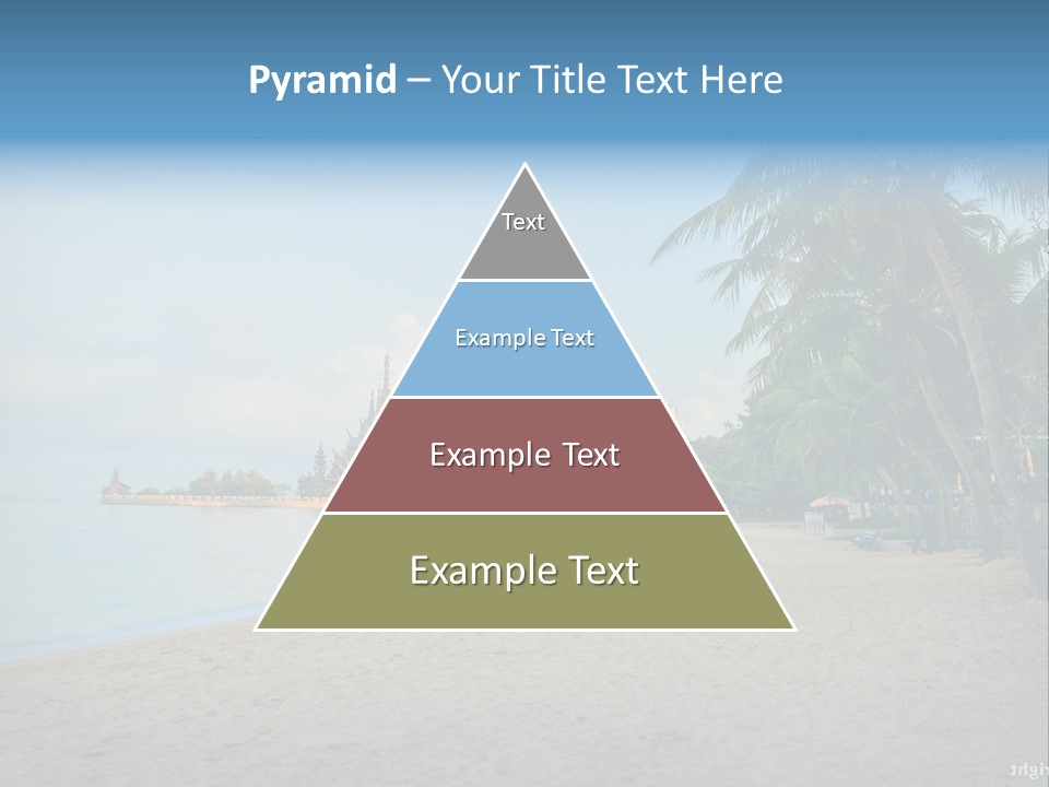 Nature Blue Sky Property PowerPoint Template