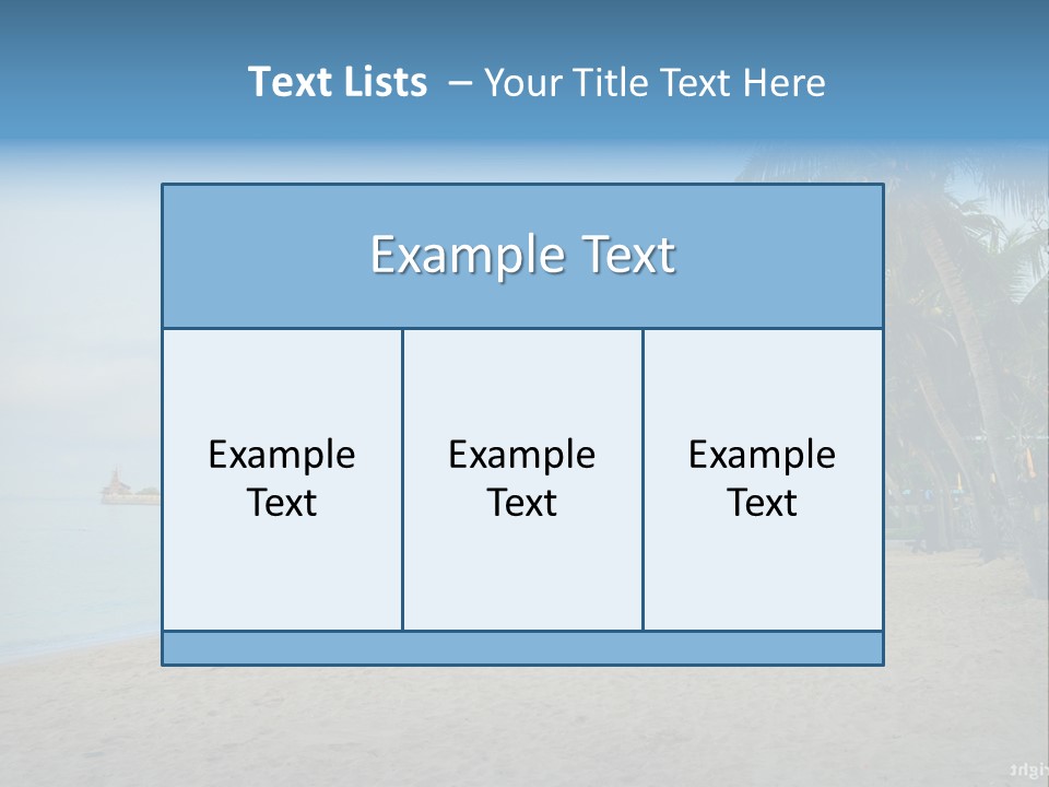Nature Blue Sky Property PowerPoint Template