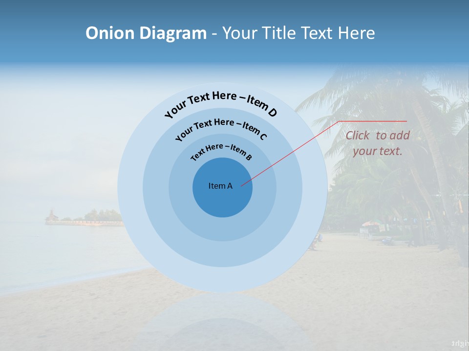 Nature Blue Sky Property PowerPoint Template