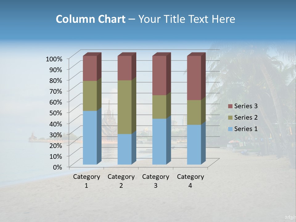 Nature Blue Sky Property PowerPoint Template