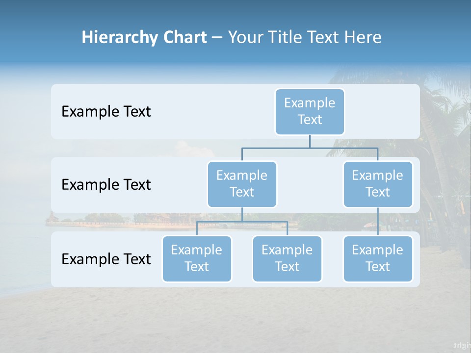 Nature Blue Sky Property PowerPoint Template