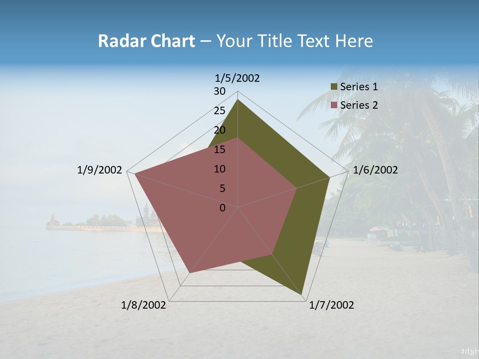 Nature Blue Sky Property PowerPoint Template