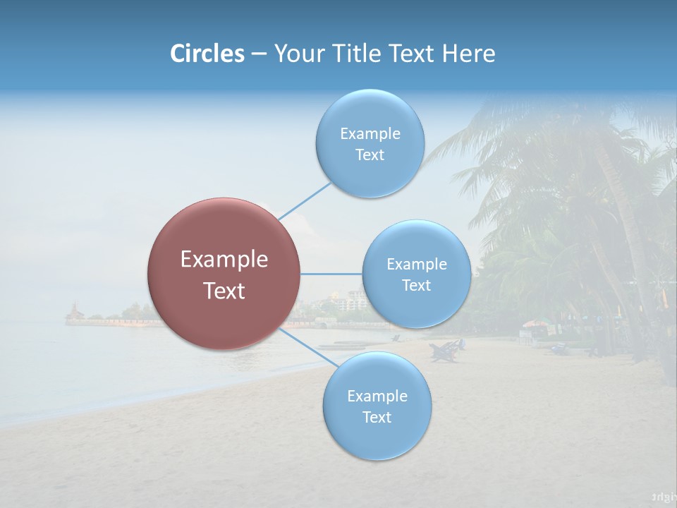 Nature Blue Sky Property PowerPoint Template