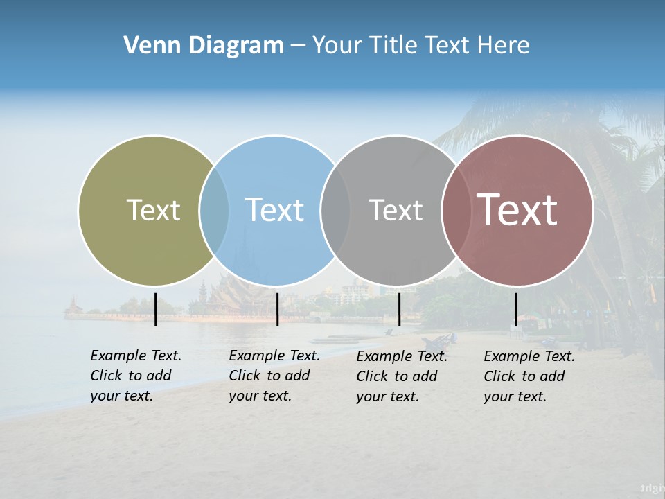 Nature Blue Sky Property PowerPoint Template