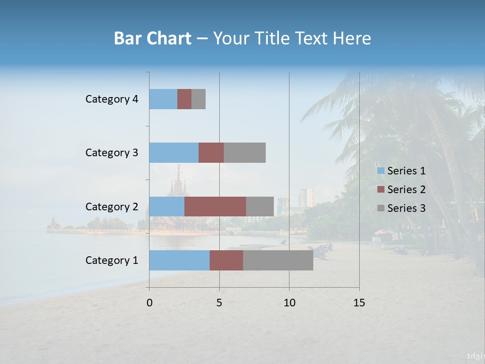 Nature Blue Sky Property PowerPoint Template