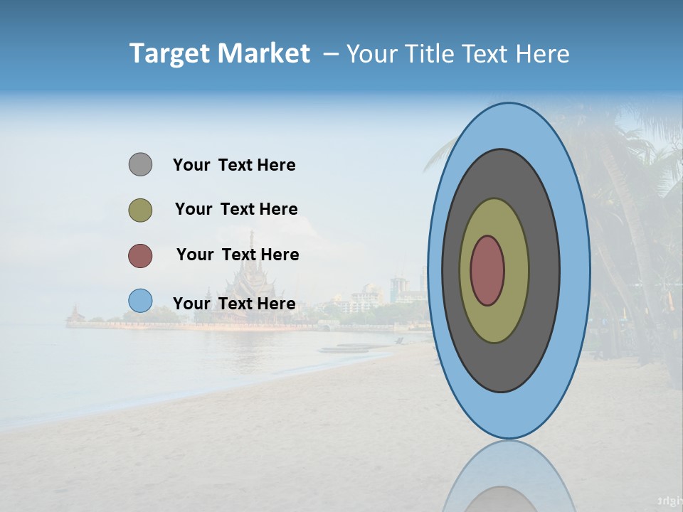 Nature Blue Sky Property PowerPoint Template