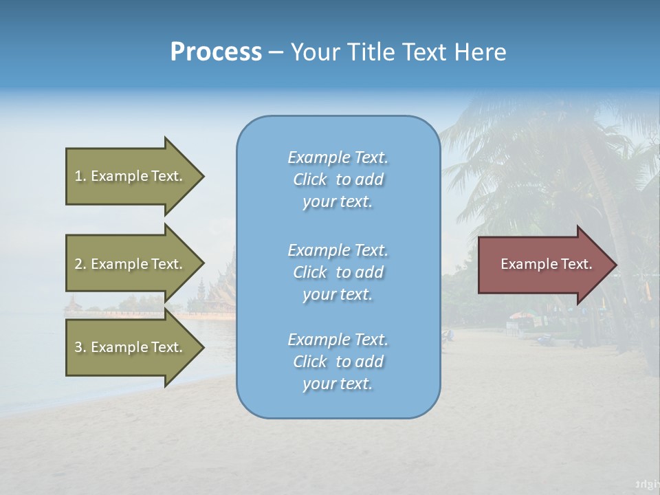 Nature Blue Sky Property PowerPoint Template