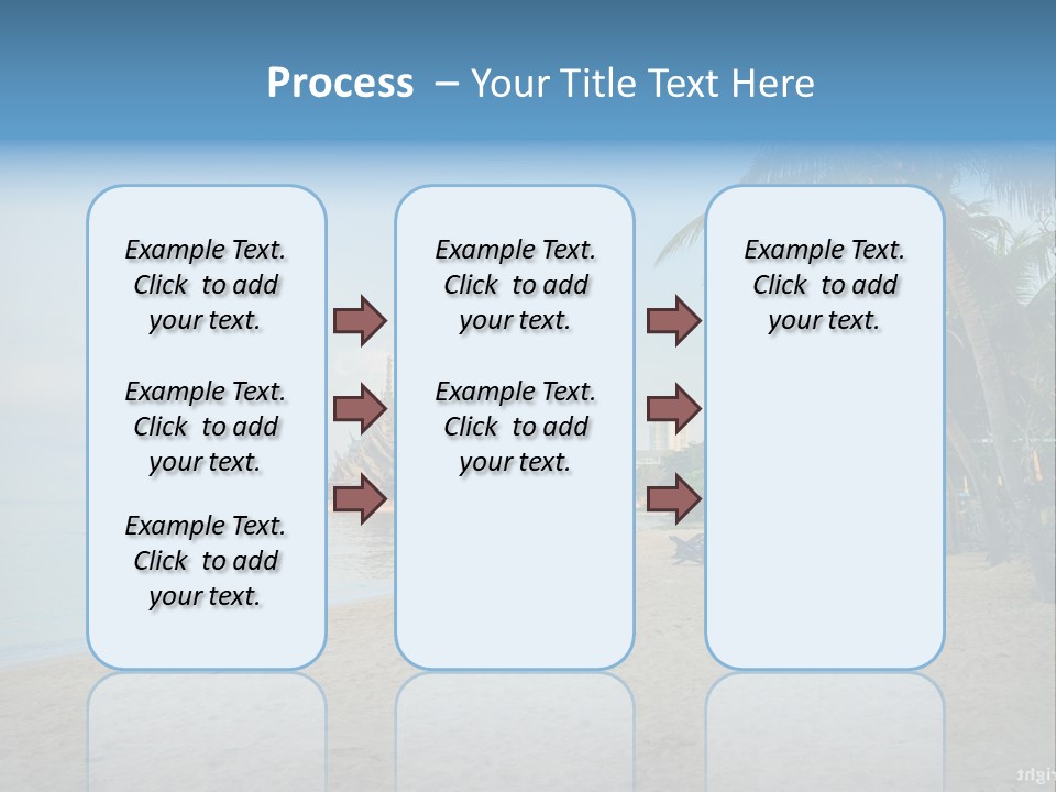 Nature Blue Sky Property PowerPoint Template