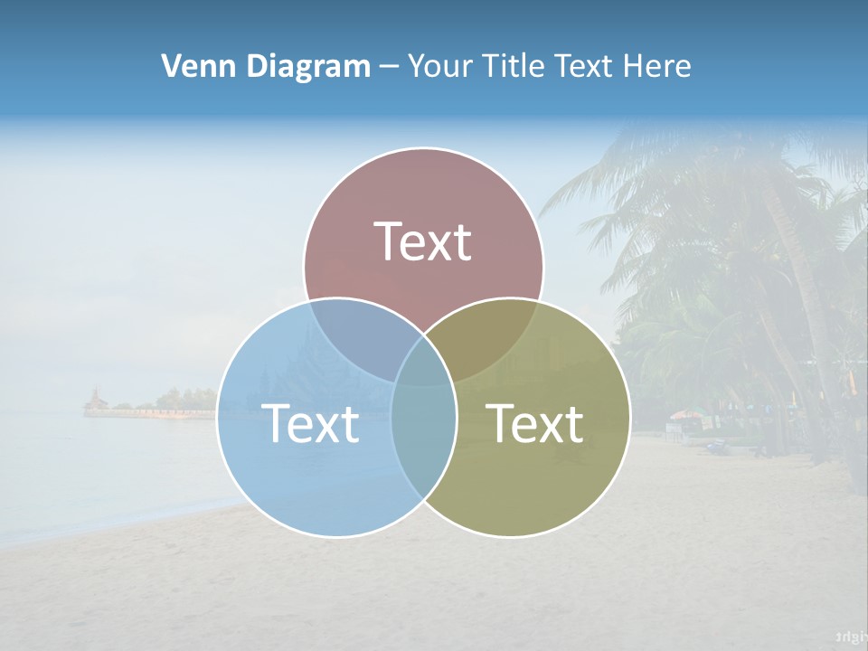 Nature Blue Sky Property PowerPoint Template