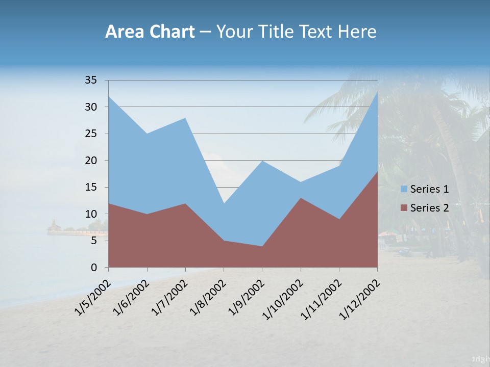 Nature Blue Sky Property PowerPoint Template