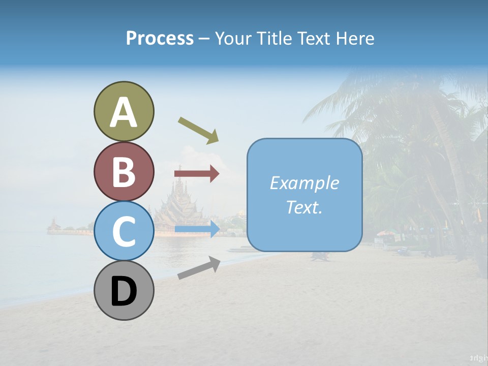 Nature Blue Sky Property PowerPoint Template