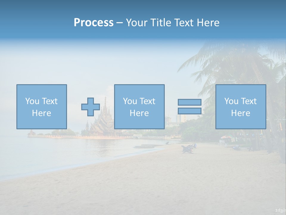 Nature Blue Sky Property PowerPoint Template