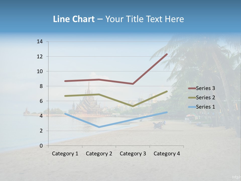 Nature Blue Sky Property PowerPoint Template