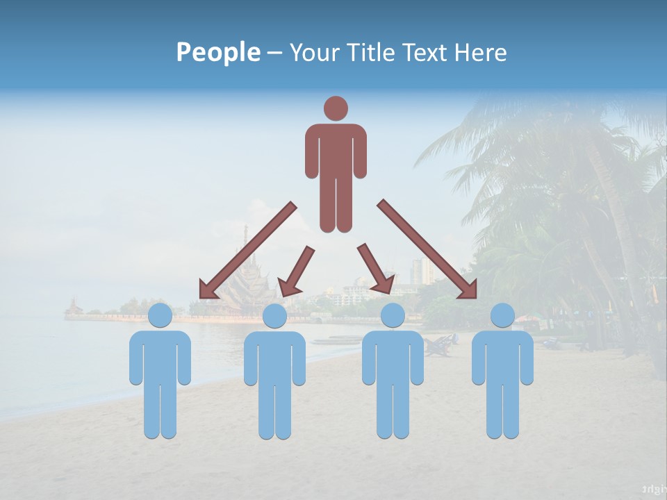 Nature Blue Sky Property PowerPoint Template