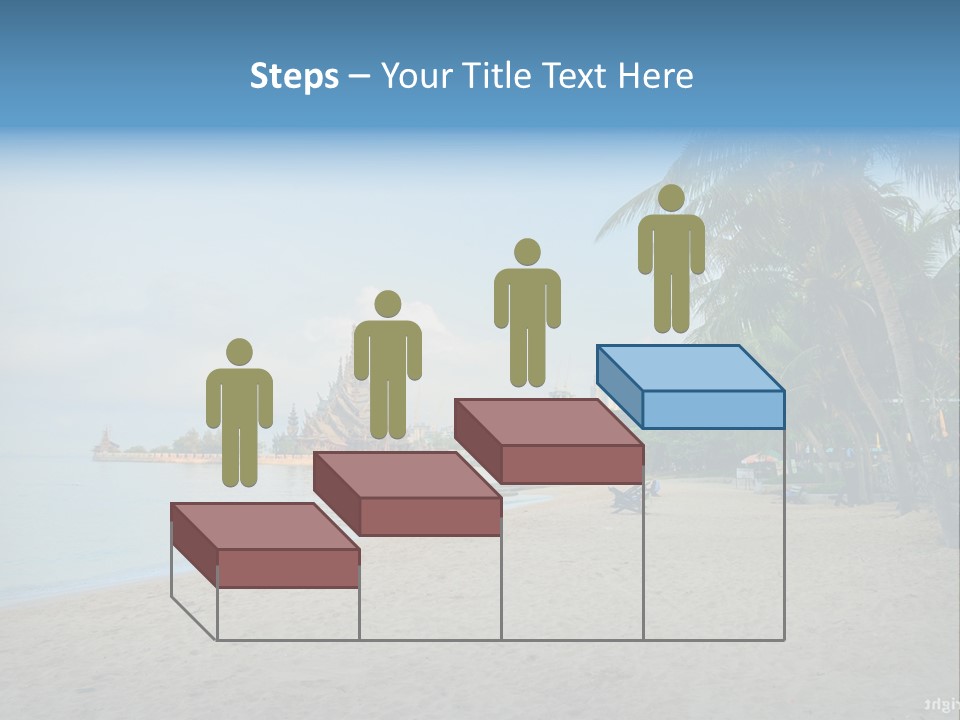 Nature Blue Sky Property PowerPoint Template