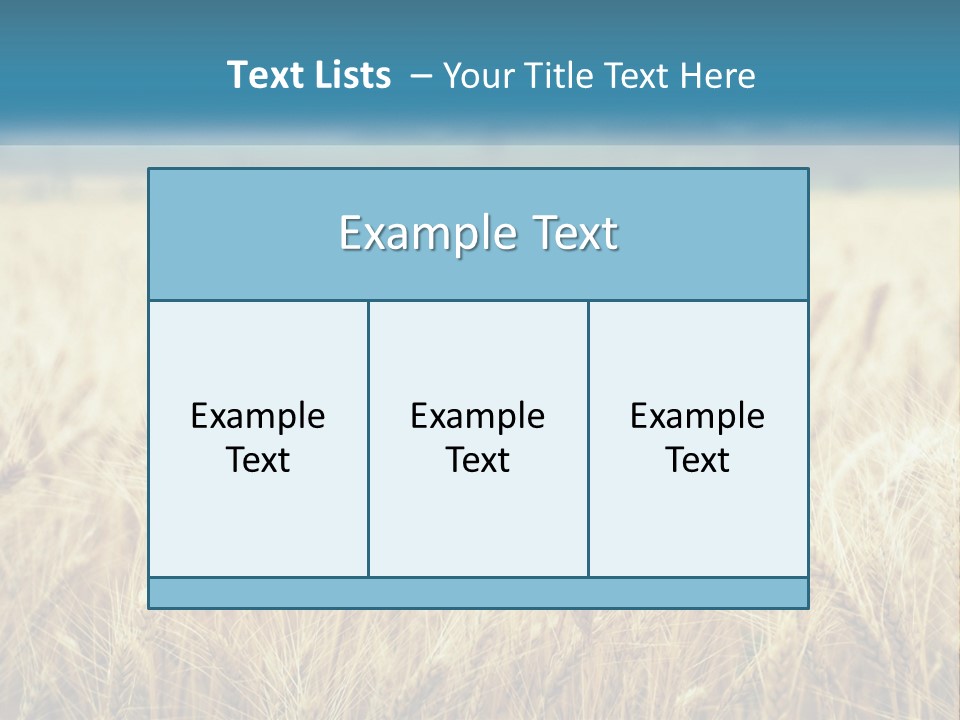Cloud Green Blue Sky PowerPoint Template