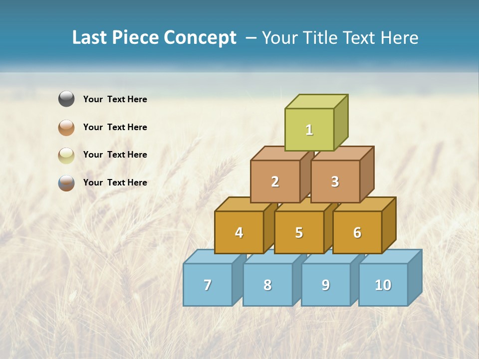 Cloud Green Blue Sky PowerPoint Template