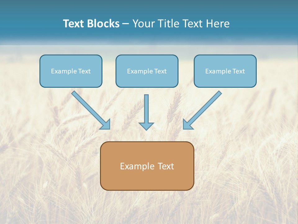 Cloud Green Blue Sky PowerPoint Template