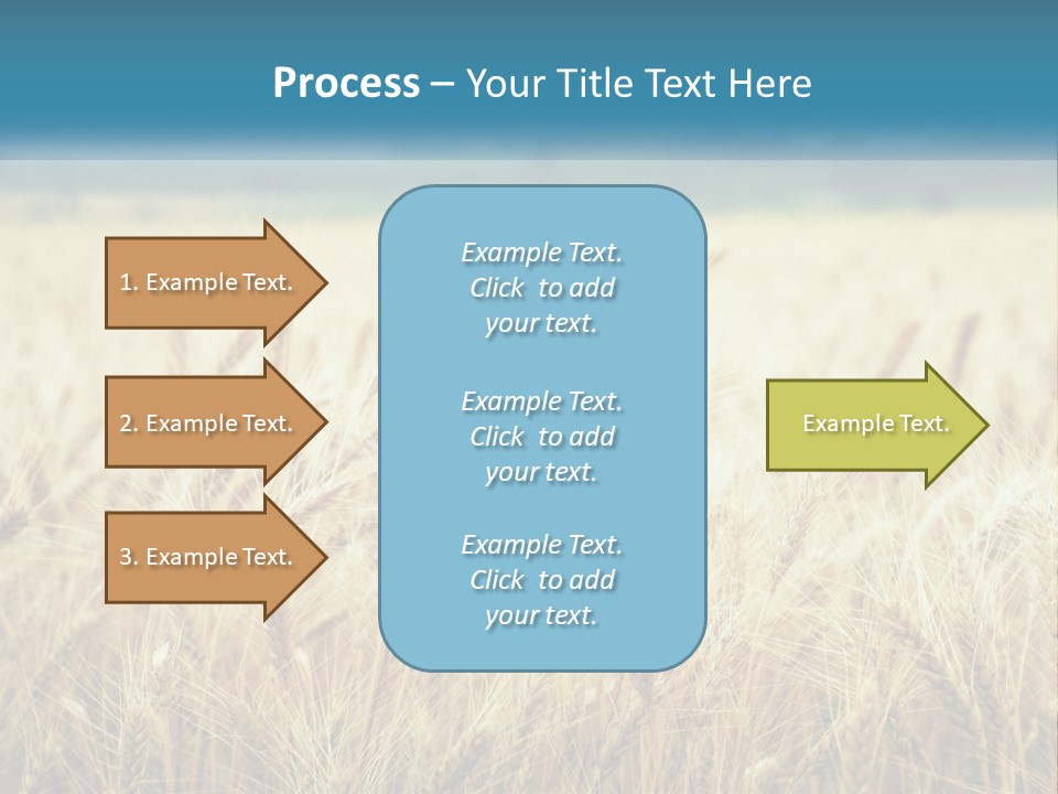 Cloud Green Blue Sky PowerPoint Template