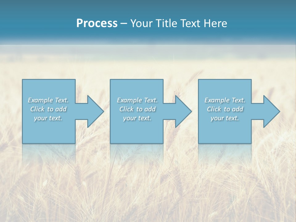 Cloud Green Blue Sky PowerPoint Template