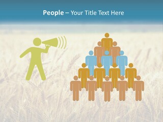 Cloud Green Blue Sky PowerPoint Template