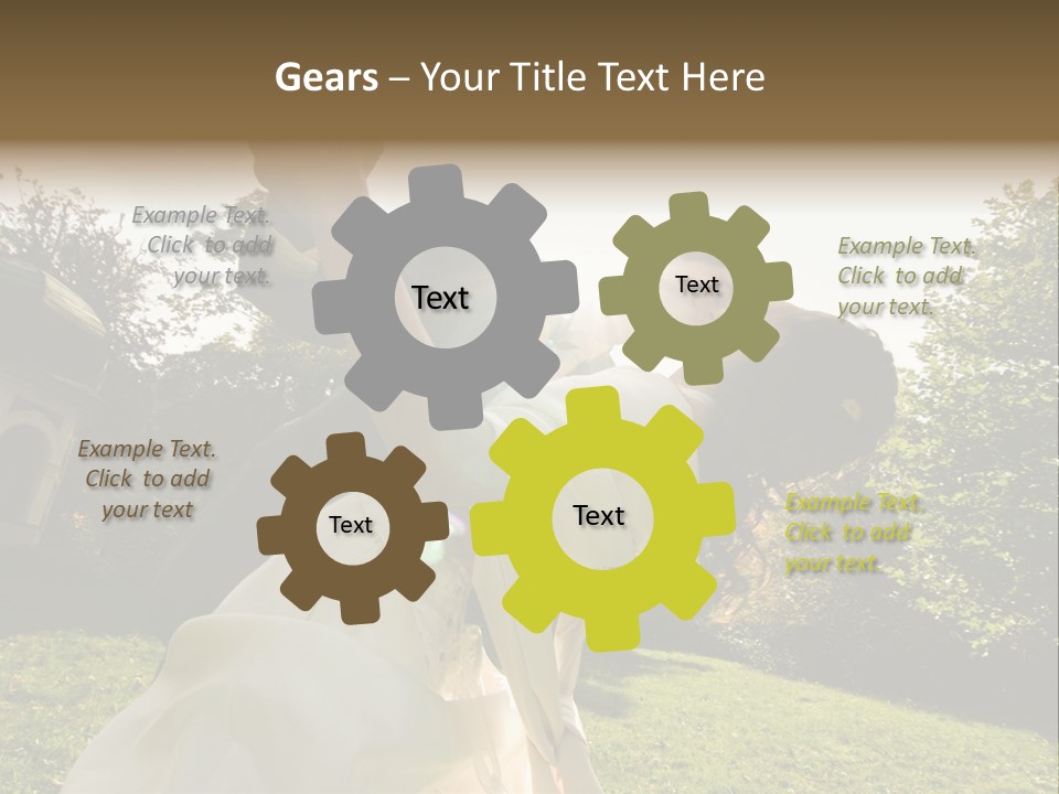 Business Model Garden PowerPoint Template