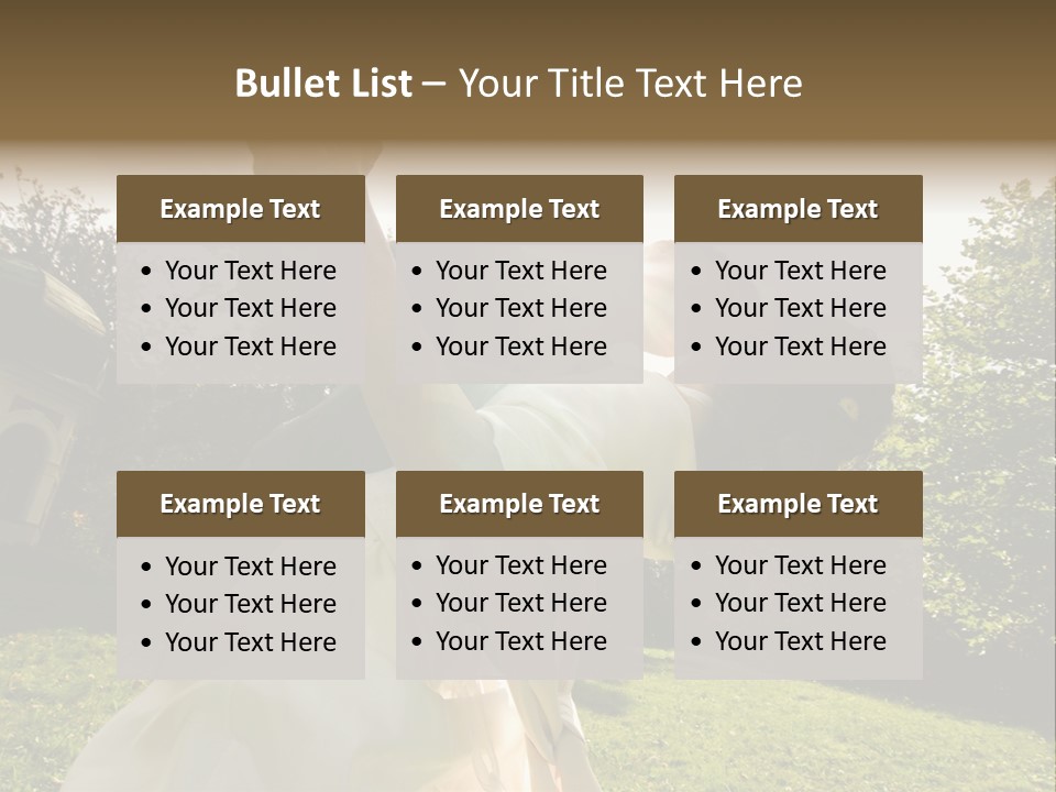Business Model Garden PowerPoint Template