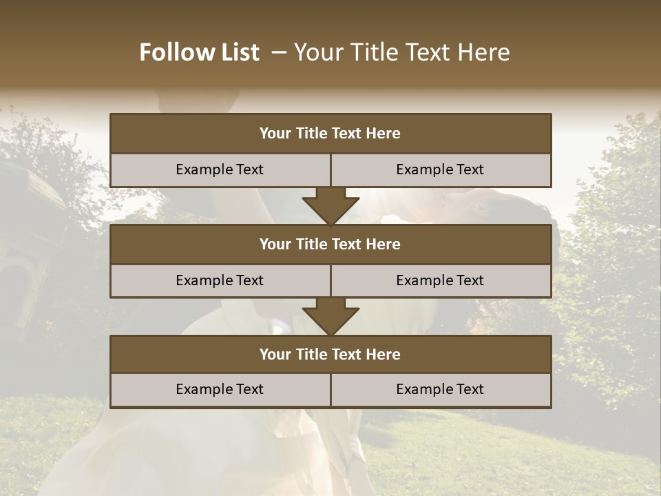 Business Model Garden PowerPoint Template