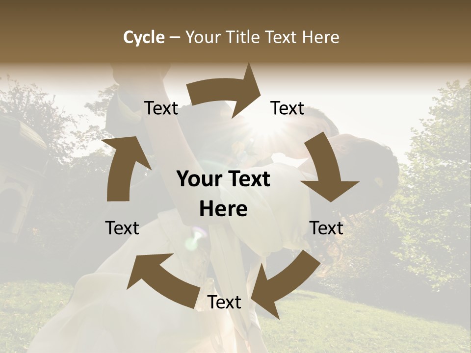Business Model Garden PowerPoint Template