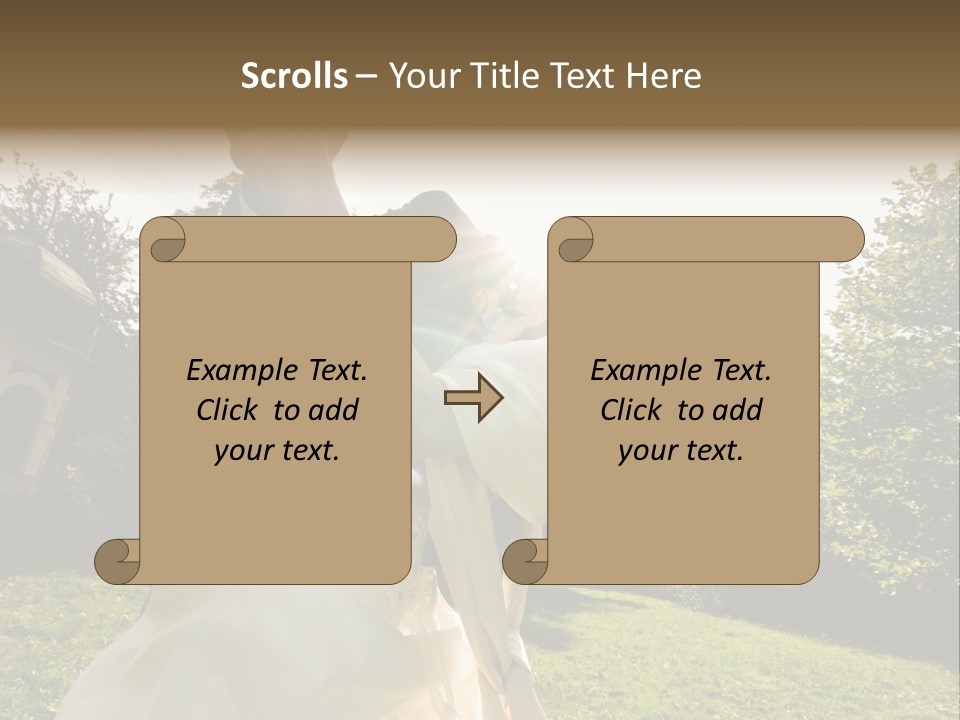 Business Model Garden PowerPoint Template