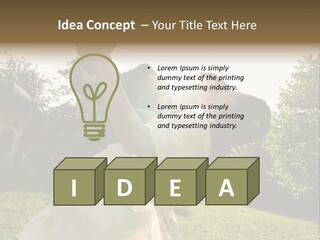 Business Model Garden PowerPoint Template