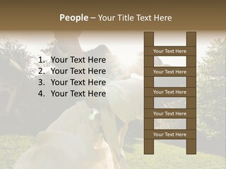 Business Model Garden PowerPoint Template
