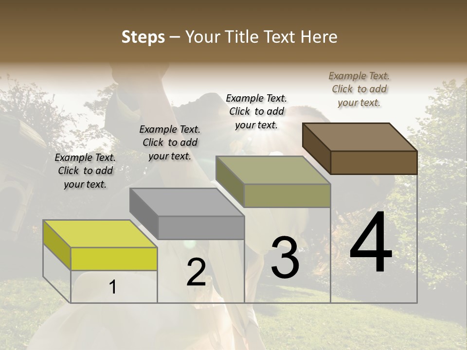 Business Model Garden PowerPoint Template