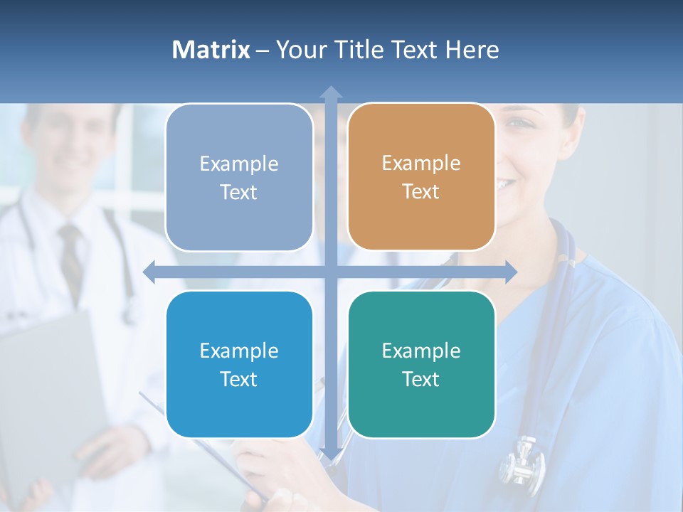 Model Business Background PowerPoint Template