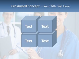 Model Business Background PowerPoint Template