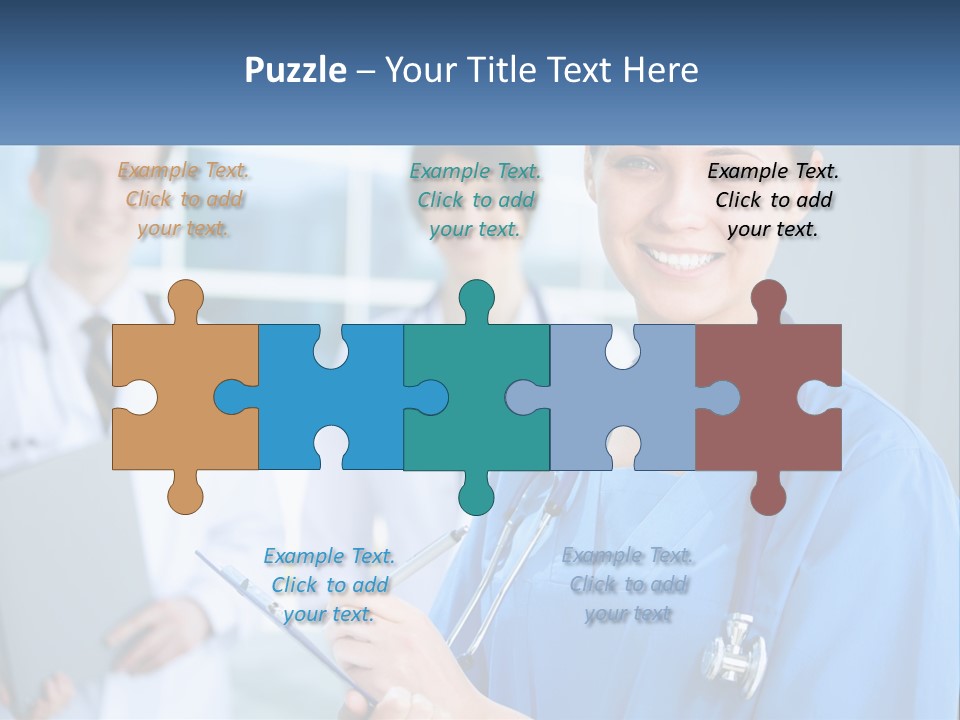 Model Business Background PowerPoint Template