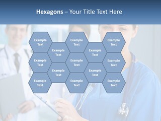 Model Business Background PowerPoint Template