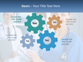 Model Business Background PowerPoint Template