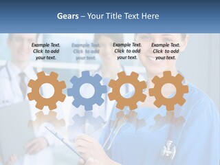 Model Business Background PowerPoint Template