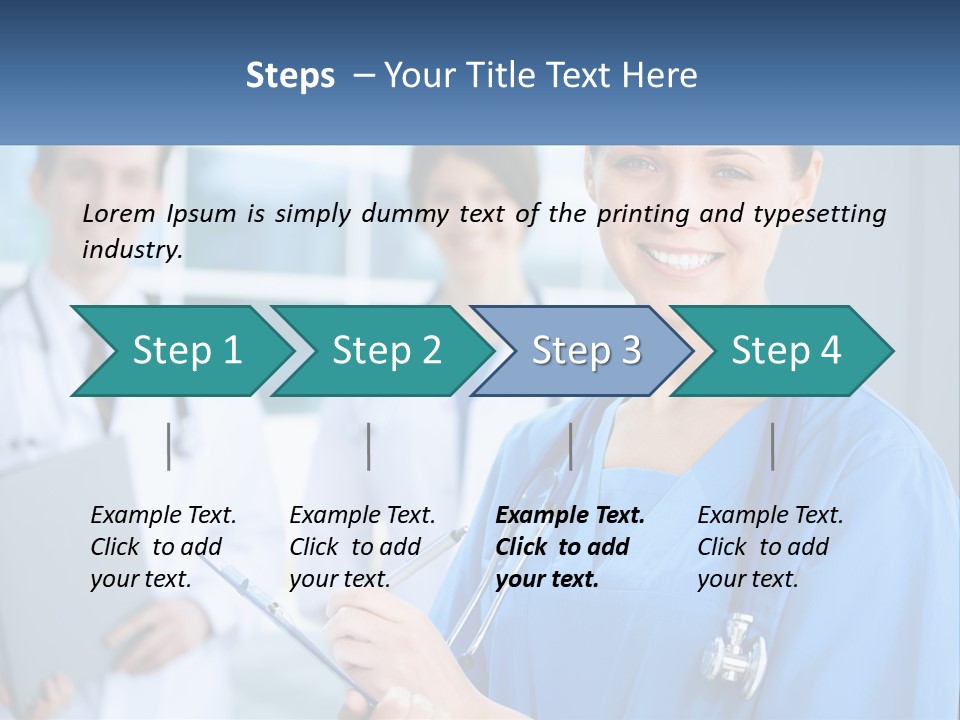 Model Business Background PowerPoint Template